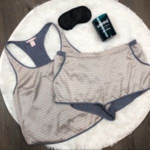 Victorias Secret Satin Pajama Set Size Medium